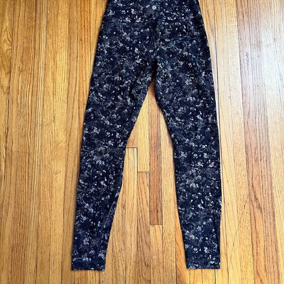 Lululemon Leggings Womens 8 Wunder Under HR Tight Luxtreme LW5BT4S Black - Picture 3 of 9